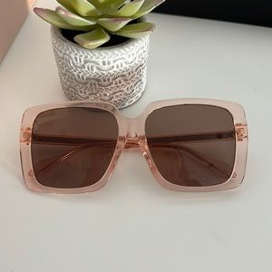 GUCCI sunglasses PINK with brown gradient lenses
